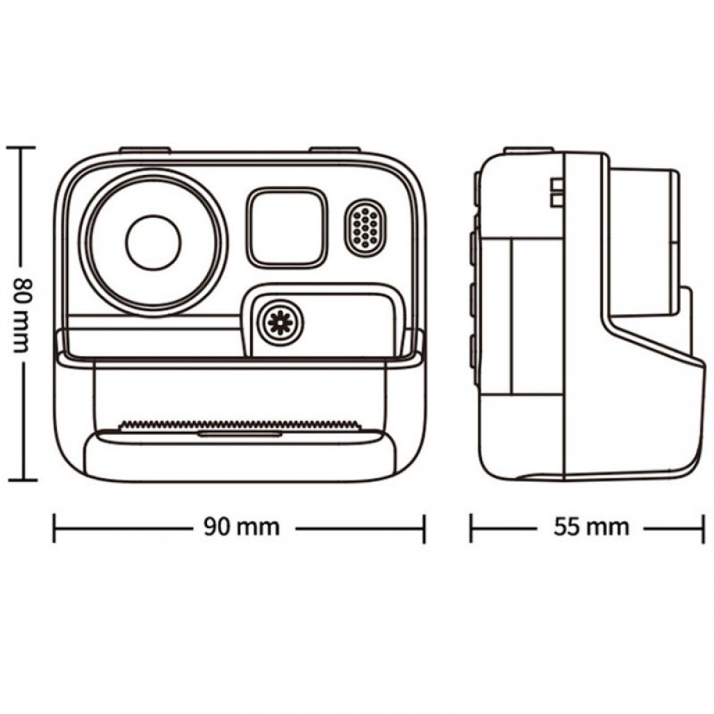 Дитяча фотокамера K27 з моментальним друком