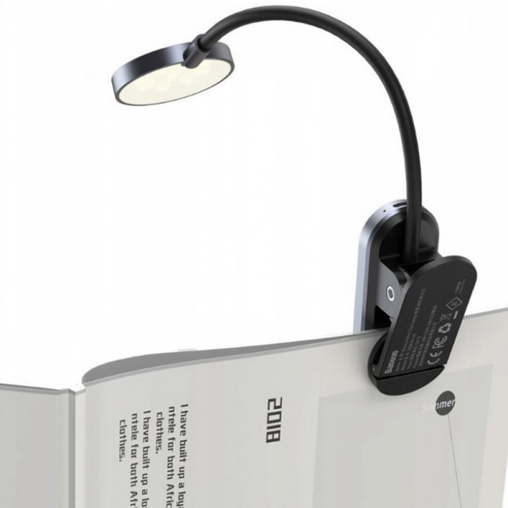 Лампа Baseus Comfort Reading Mini Clip Lamp (DGRAD-0)