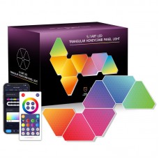 Настінний світильник Smart Triangular Quantum Light SAL-012B Bluetooth USB interface with app 6pcs