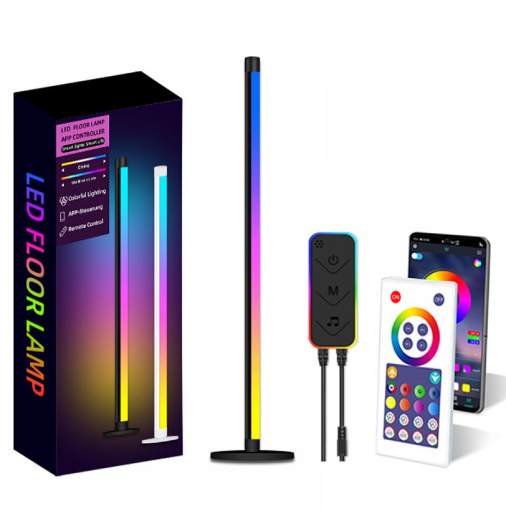 Підлогова кутова LED лампа RGB SAL-005B 120cm Bluetooth USB with app Підлогова кутова LED лампа RGB SAL-005B 120cm Bluetooth USB with app