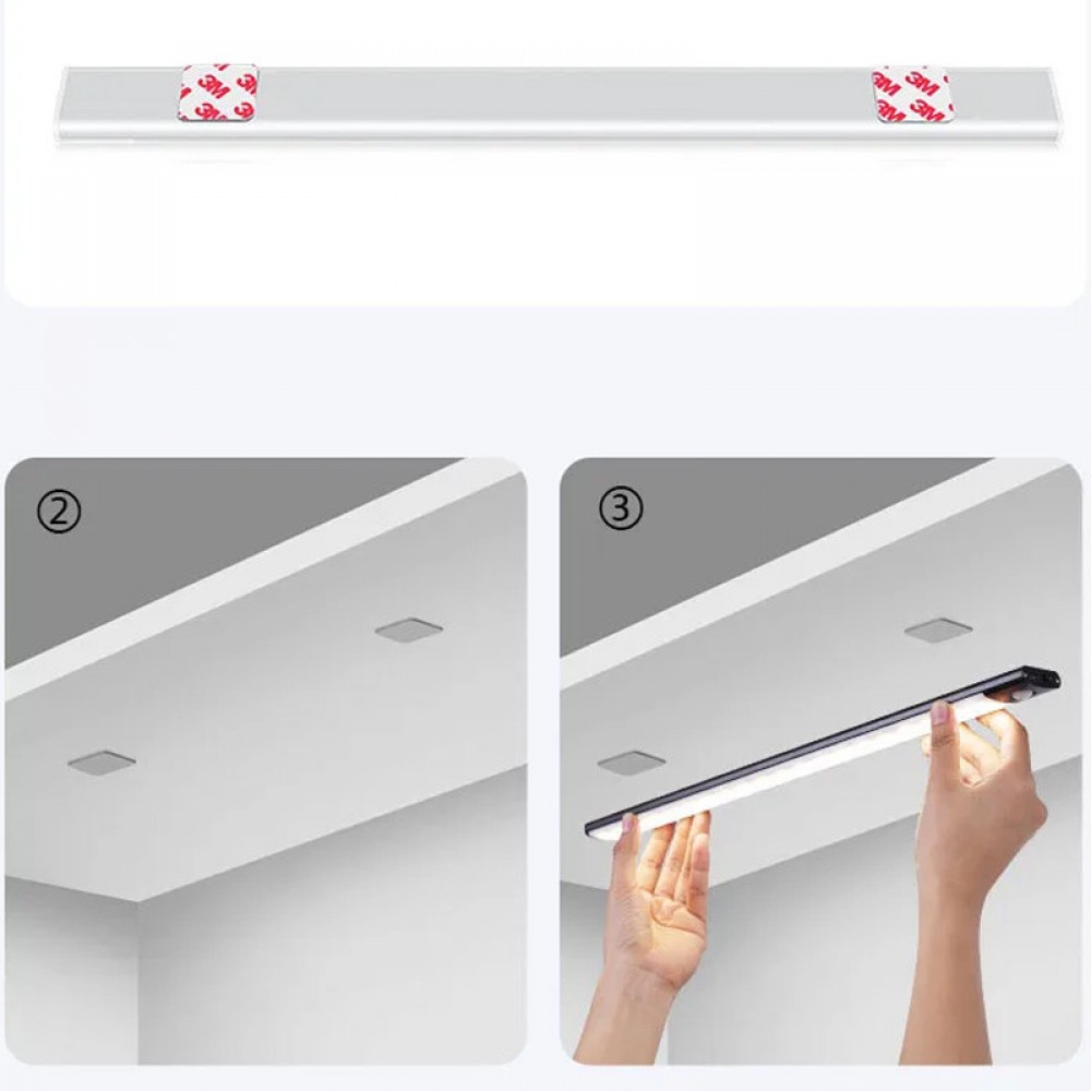 Сенсорный светильник LED с датчиком движения MZ-L1803 (35*11,5*100mm) Сенсорный светильник LED с датчиком движения MZ-L1803 (35*11,5*100mm)