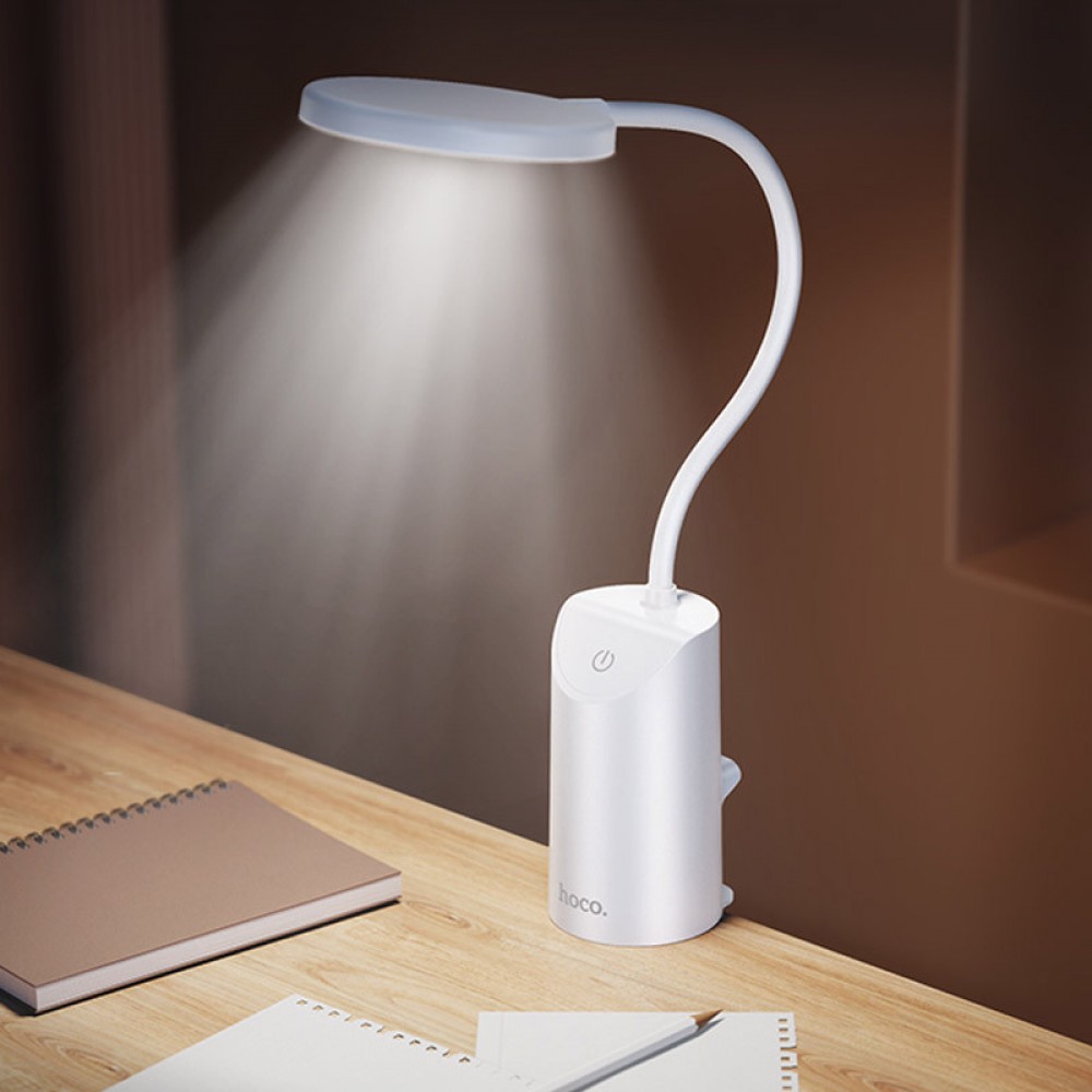 Настільна LED лампа Hoco HX10 Clip table lamp (1200mAh) Настільна LED лампа Hoco HX10 Clip table lamp (1200mAh)