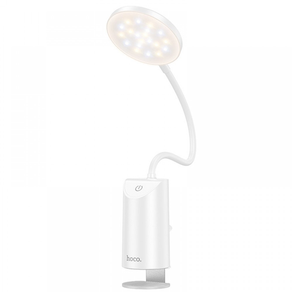 Настільна LED лампа Hoco HX10 Clip table lamp (1200mAh) Настільна LED лампа Hoco HX10 Clip table lamp (1200mAh)