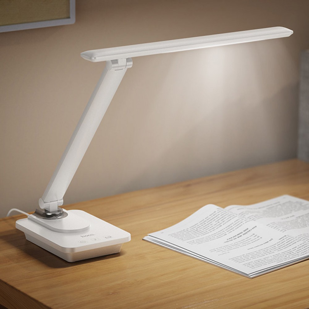 Настільна LED лампа Hoco HX12 Eye protection foldable table lamp Настільна LED лампа Hoco HX12 Eye protection foldable table lamp