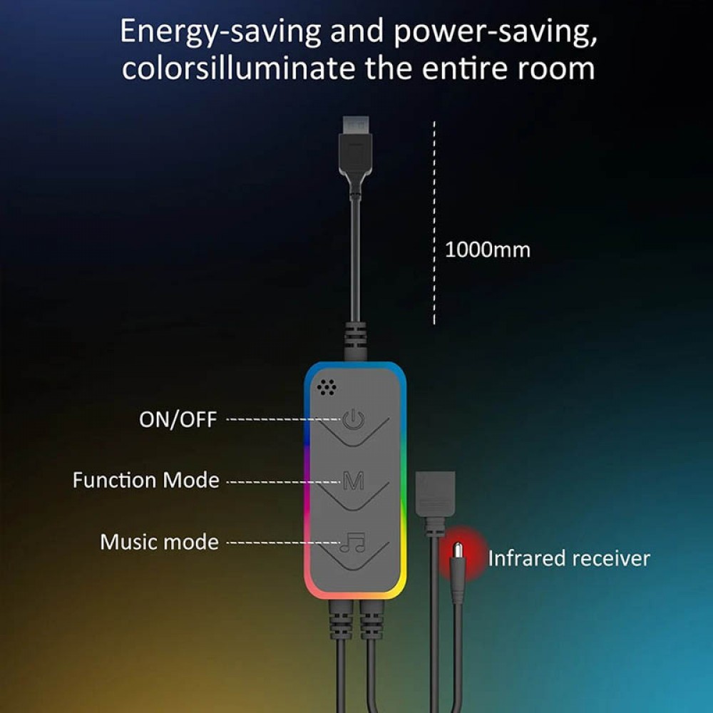 Підлогова кутова LED лампа RGB Magic 1 Bluetooth USB with app