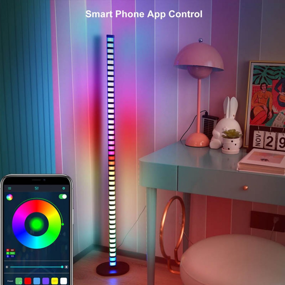 Підлогова кутова LED лампа RGB Magic 2 Bluetooth USB with app