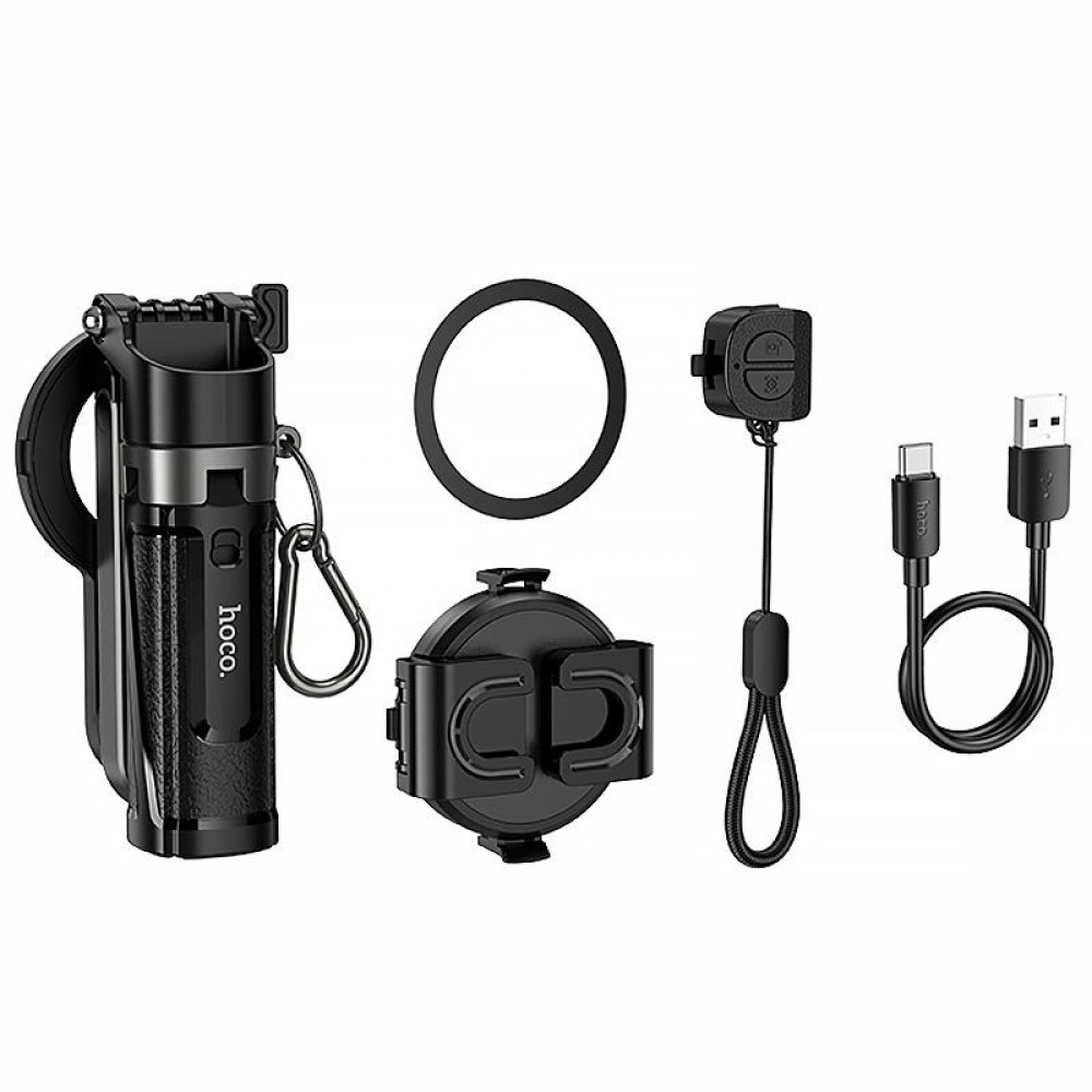 Монопод для селфі Hoco K27 Pro magnetic трипод + знімний BT пульт