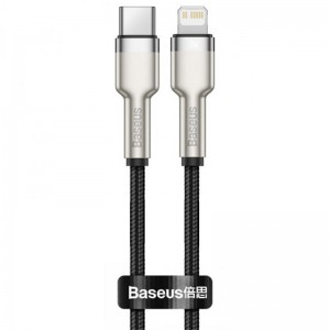 Дата кабель Baseus Cafule Series Metal Type-C to Lightning PD 20W (1m) (CATLJK-A)