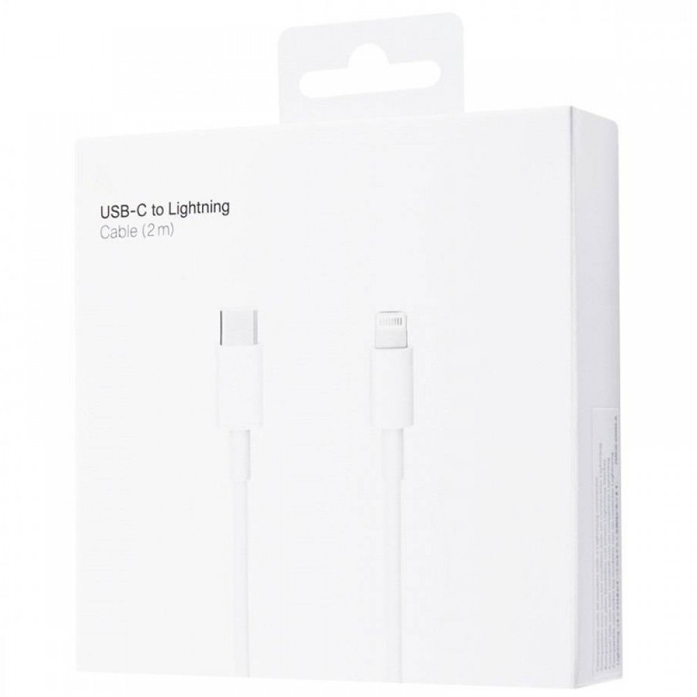 Дата кабель Foxconn для Apple iPhone USB-C to Lightning (AAA grade) (2m) (box, no logo)