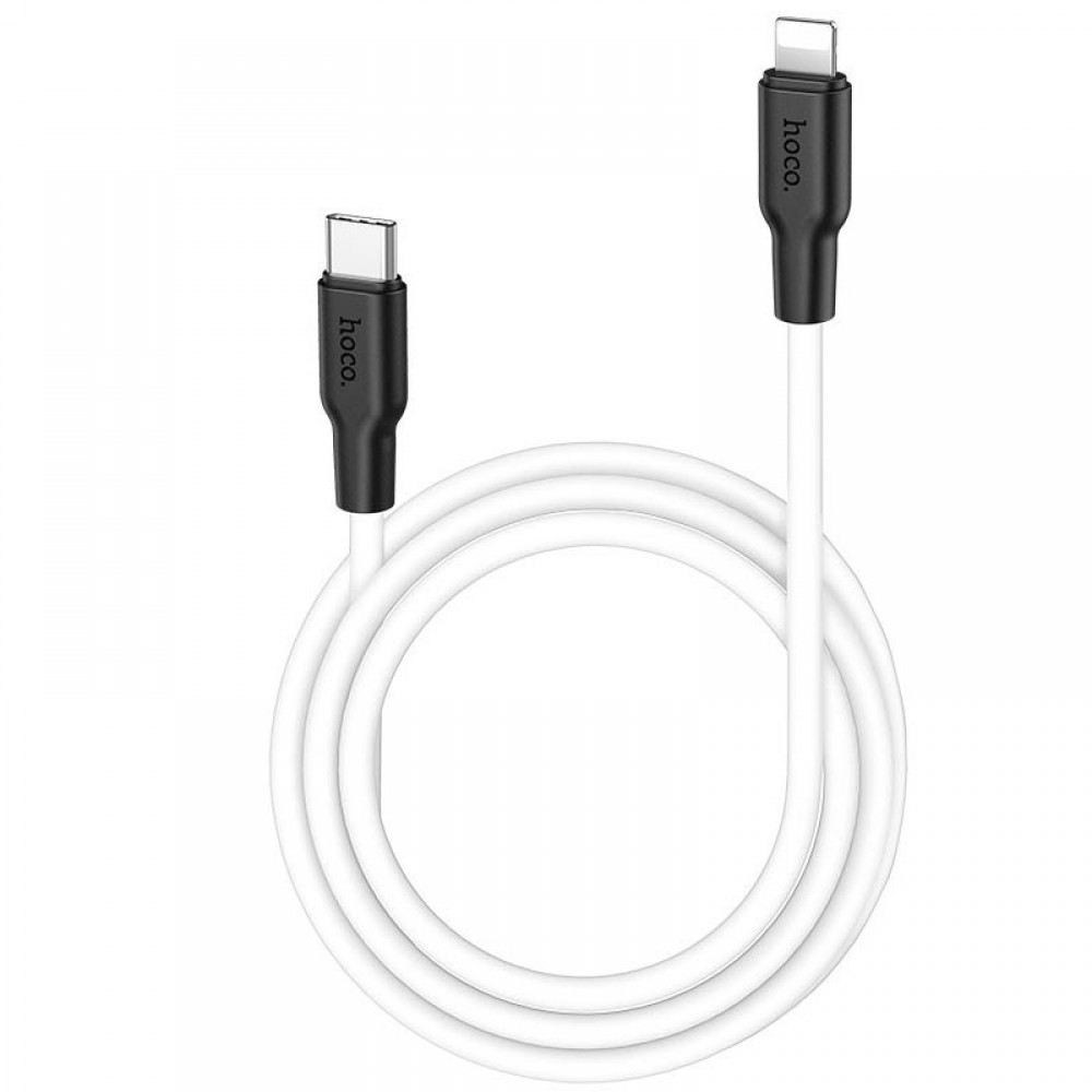 Дата кабель Hoco X21 Plus Silicone Type-C to Lightning (1m) Дата кабель Hoco X21 Plus Silicone Type-C to Lightning (1m)