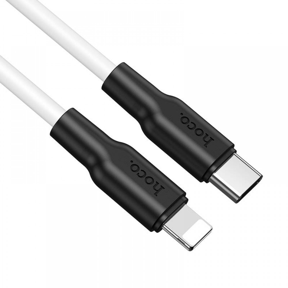 Дата кабель Hoco X21 Plus Silicone Type-C to Lightning (1m) Дата кабель Hoco X21 Plus Silicone Type-C to Lightning (1m)