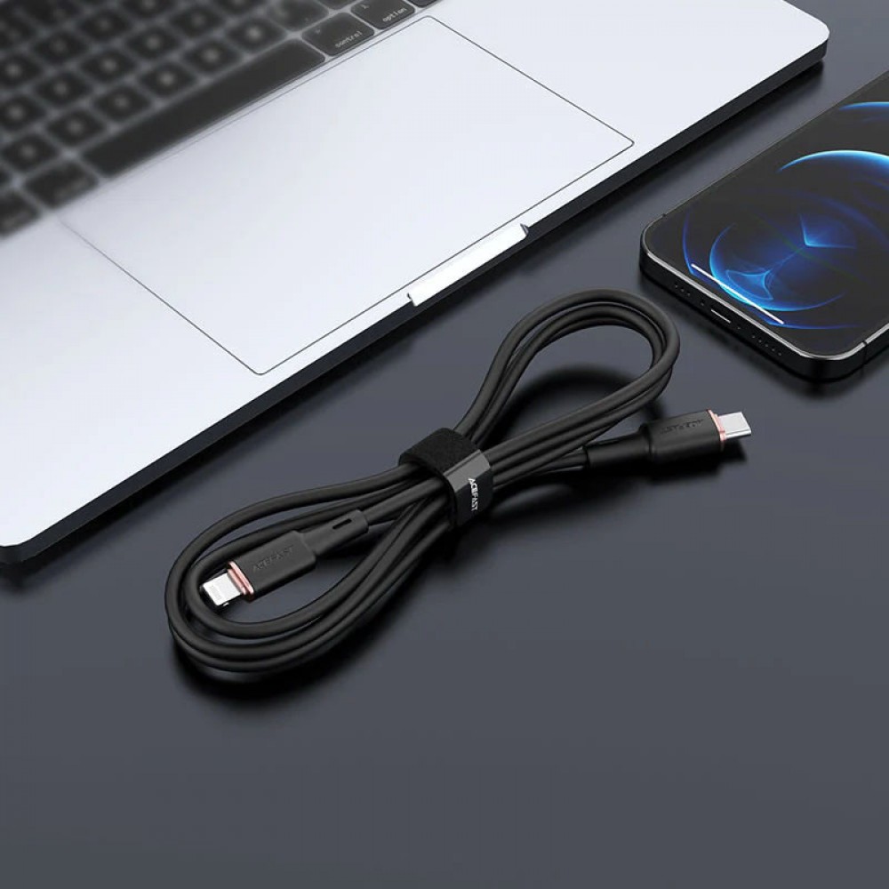 Дата кабель Acefast MFI C2-01 USB-C to Lightning zinc alloy silicone (1.2m)