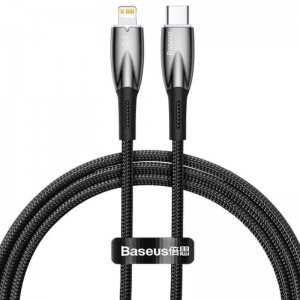 Дата кабель Baseus Glimmer Series Fast Charging Data Cable Type-C to Lightning 20W 1m (CADH000001)