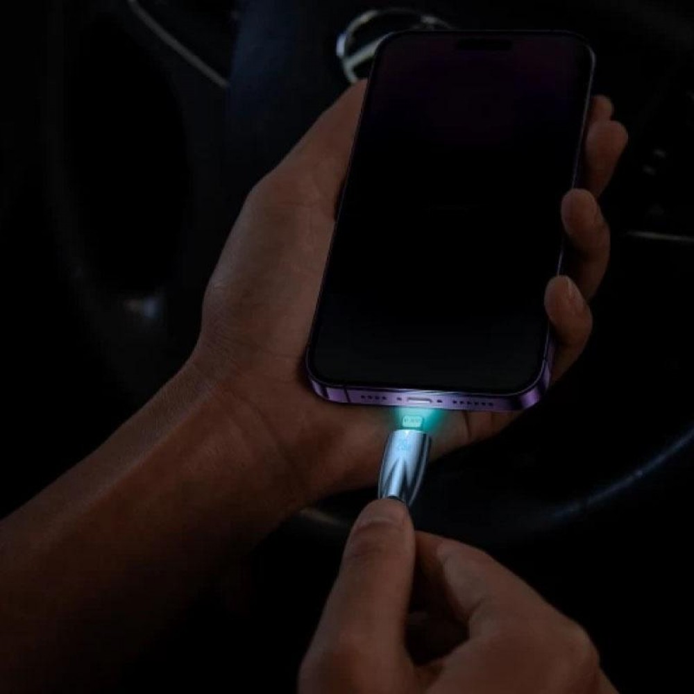 Дата кабель Baseus Glimmer Series Fast Charging Data Cable Type-C to Lightning 20W 1m (CADH000001)
