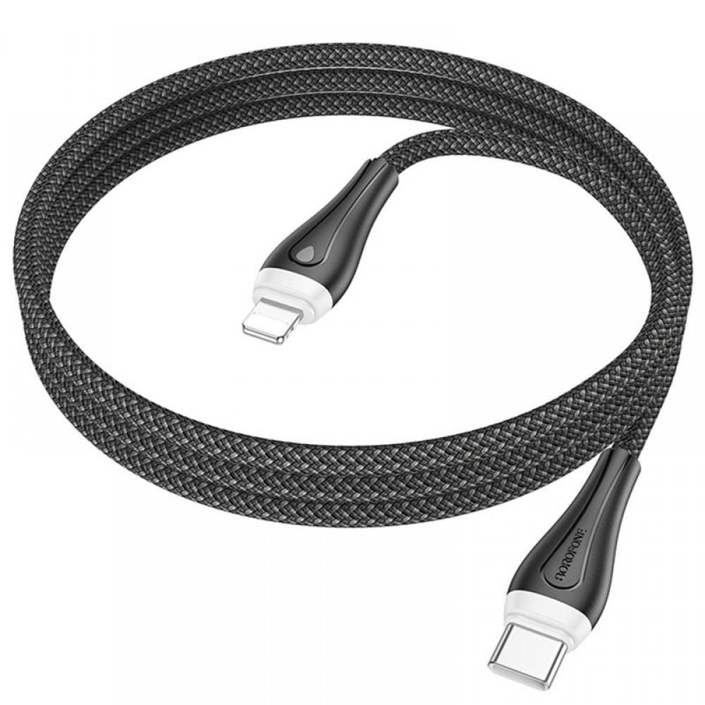 Дата кабель Borofone BX100 Advantage 27W Type-C to Lightning (1m)