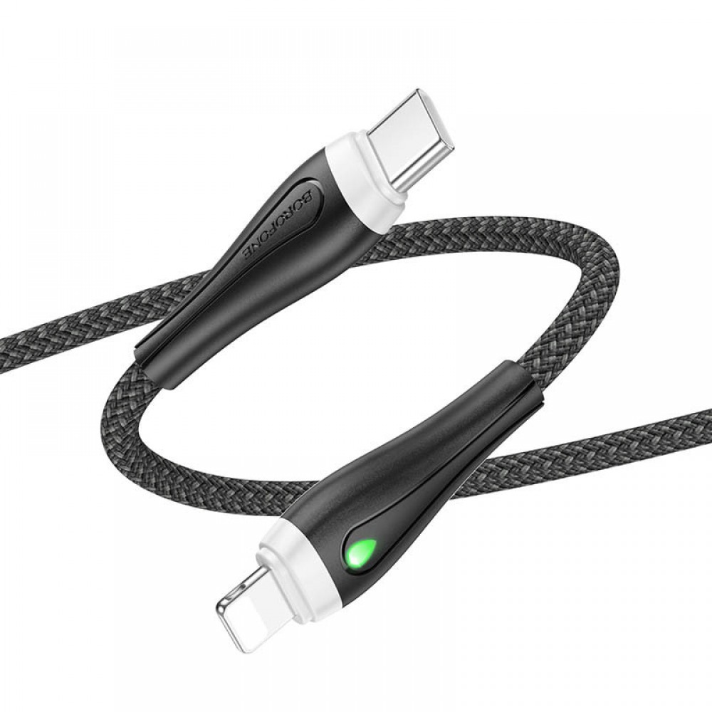Дата кабель Borofone BX100 Advantage 27W Type-C to Lightning (1m)