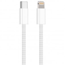 Дата кабель USB-C to Lightning FineWoven Mac PD for Apple (AAA) (1m) (no box)