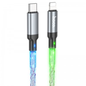 Дата кабель Hoco U112 Shine 20W Type-C to Lightning (1m)