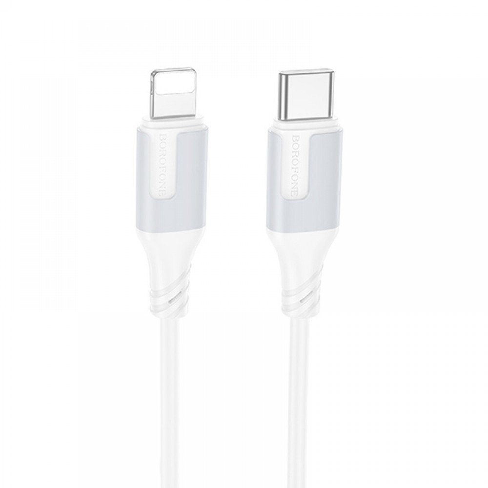 Дата кабель Borofone BX101 Creator 27W Type-C to Lightning (1m)