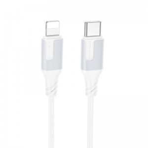 Дата кабель Borofone BX101 Creator 27W Type-C to Lightning (1m)
