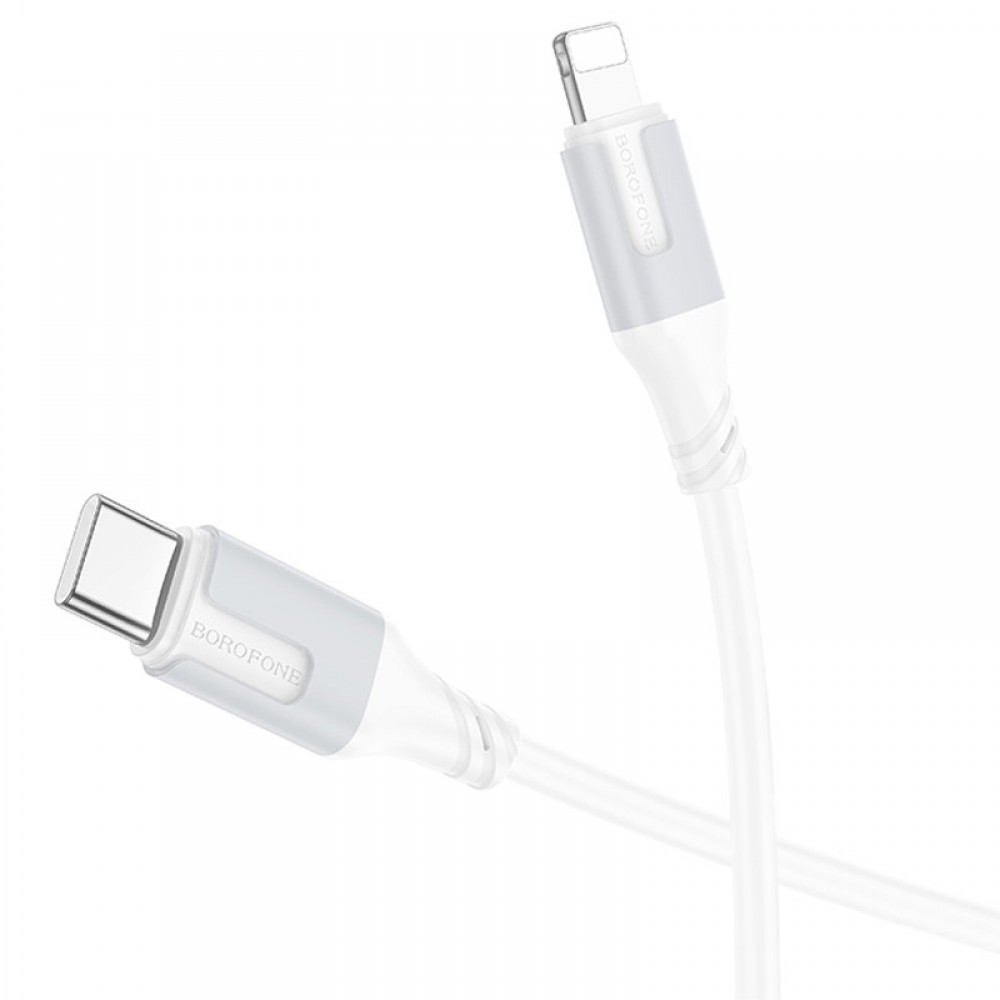 Дата кабель Borofone BX101 Creator 27W Type-C to Lightning (1m)