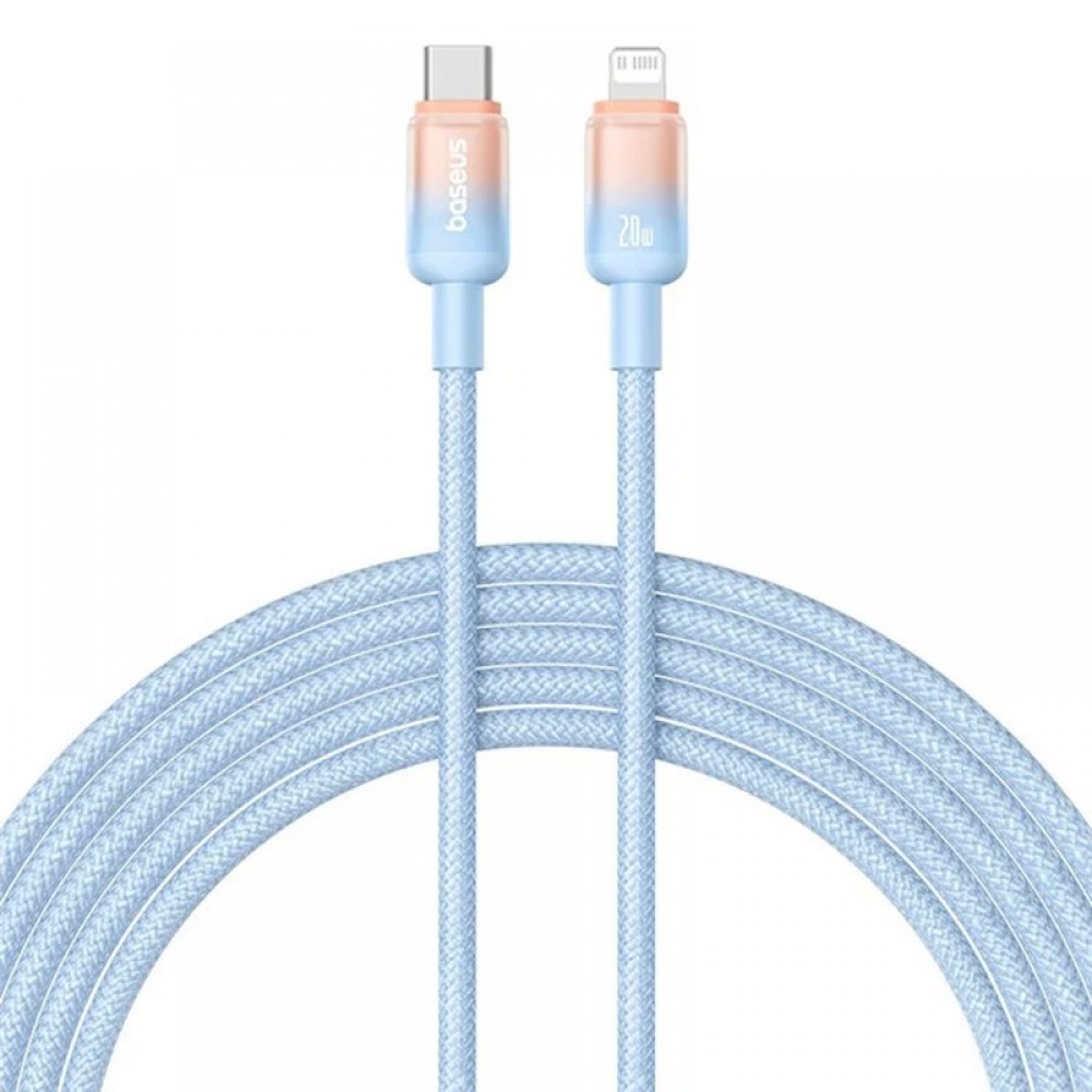 Дата кабель Baseus Discolor Series Fast Charging Type-C to Lightning 20W (2m) (P10374901)