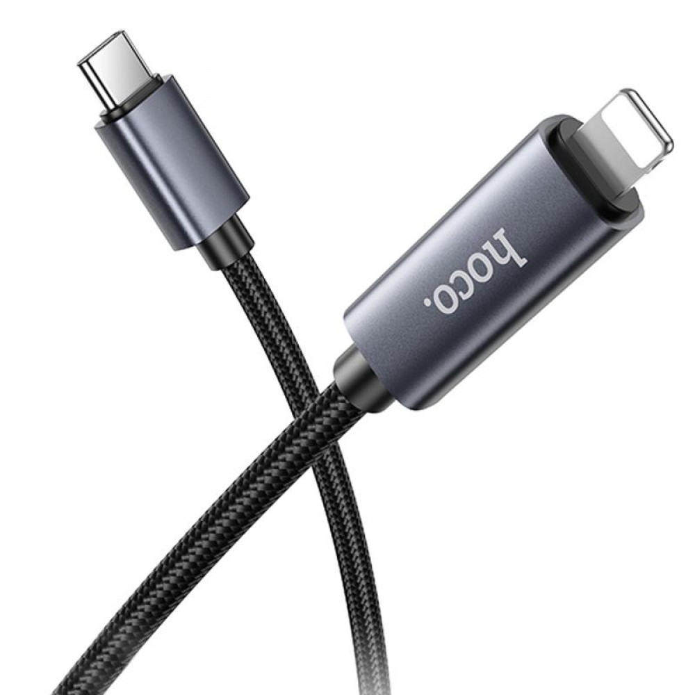 Дата кабель Hoco X112 Favor with display Type-C to Lightning 27W (1m) Дата кабель Hoco X112 Favor with display Type-C to Lightning 27W (1m)