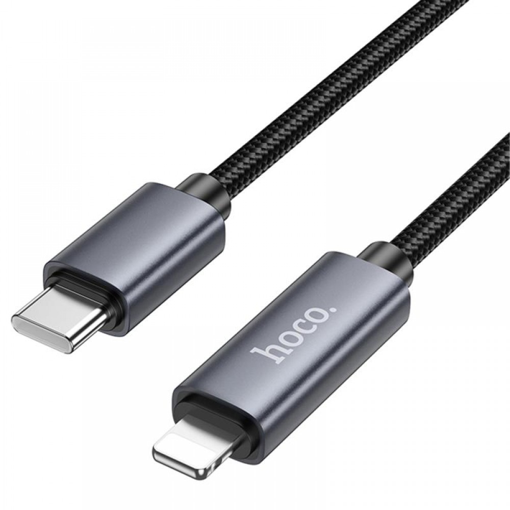 Дата кабель Hoco X112 Favor with display Type-C to Lightning 27W (1m) Дата кабель Hoco X112 Favor with display Type-C to Lightning 27W (1m)