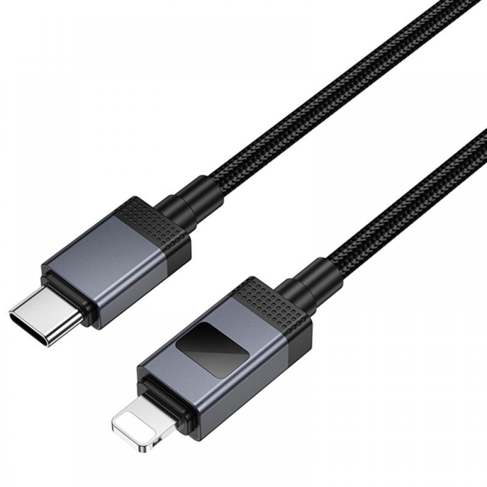 Дата кабель Hoco X118 Generous with display Type-C to Lightning 27W (1m) Дата кабель Hoco X118 Generous with display Type-C to Lightning 27W (1m)