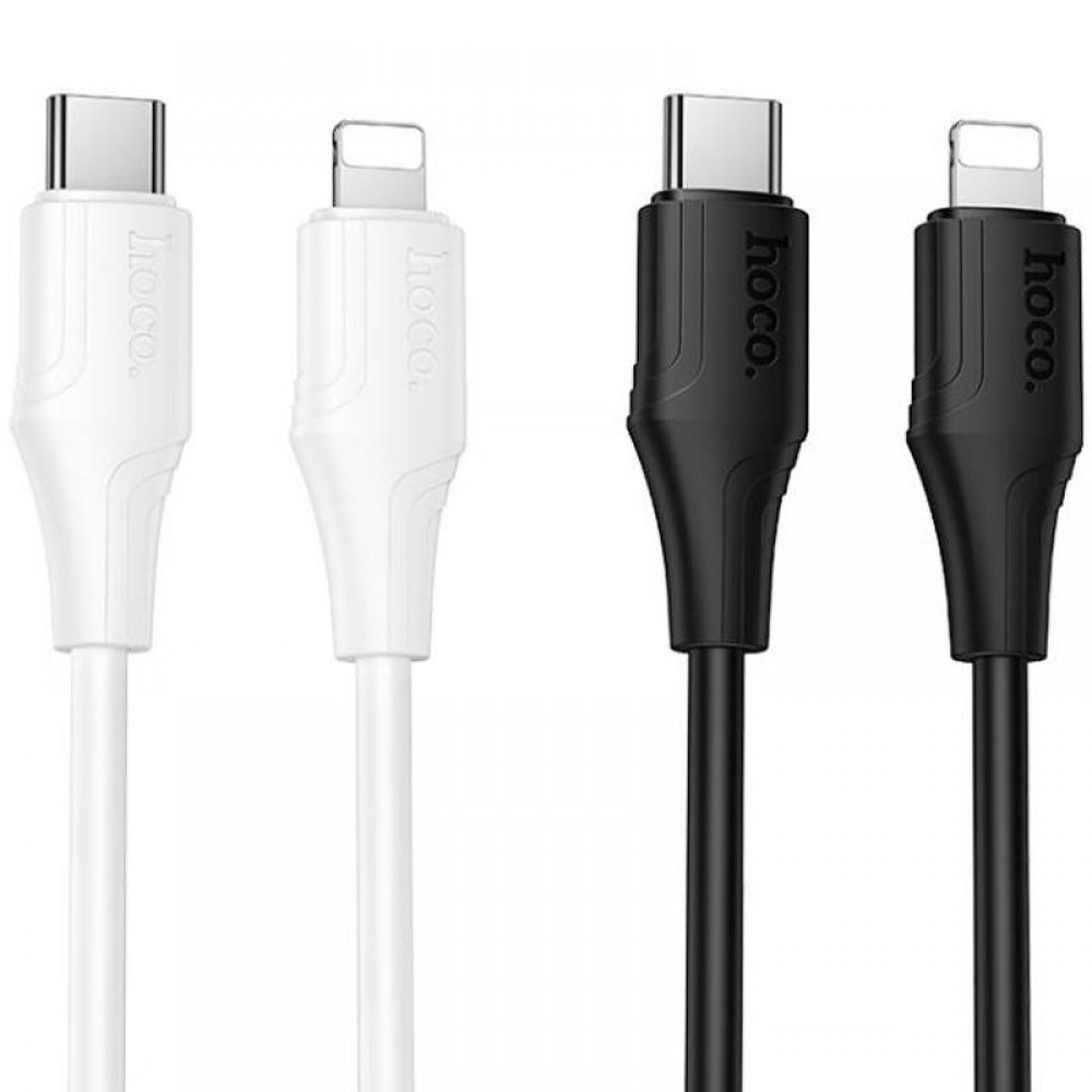 Дата кабель Hoco X124 Bien silicone Type-C to Lightning 27W (1m)