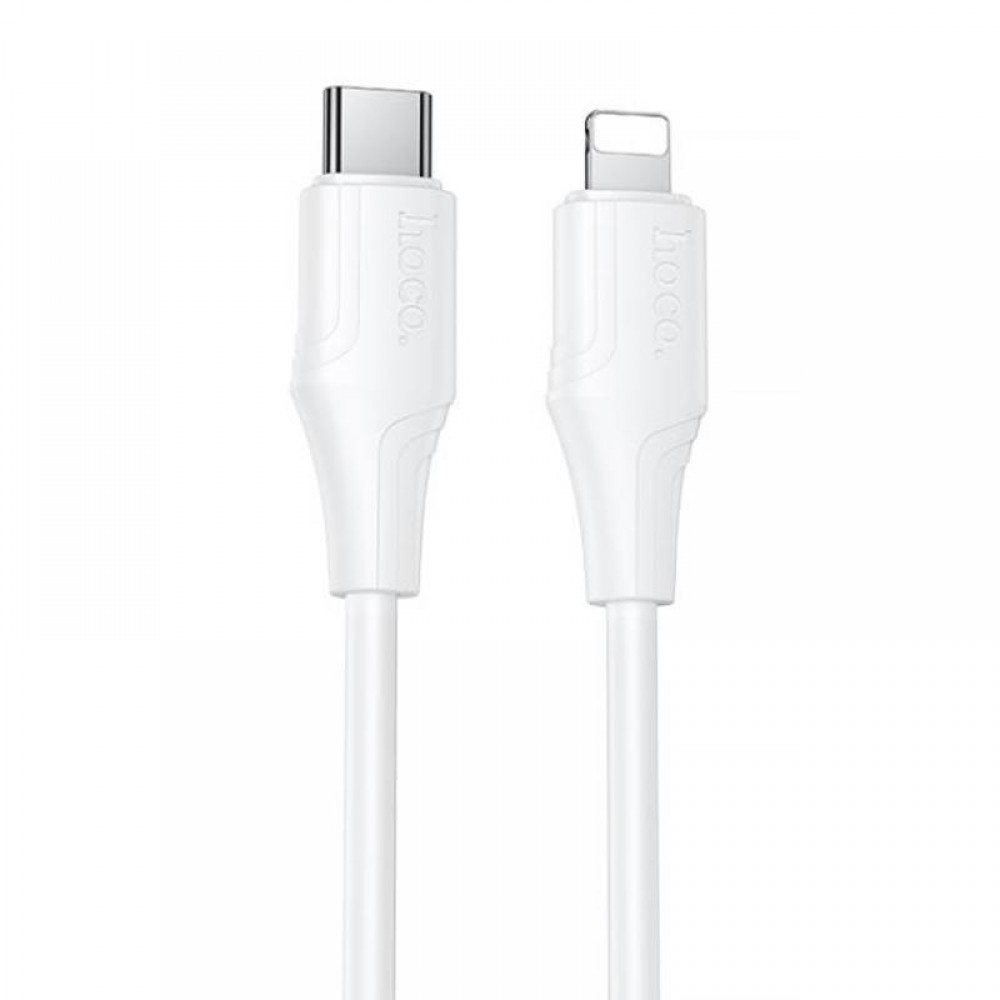 Дата кабель Hoco X124 Bien silicone Type-C to Lightning 27W (1m)