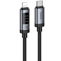 Дата кабель Hoco U148 Lord with display Type-C to Lightning 27W (1.2m)