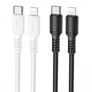 Дата кабель Borofone BX116 Certain Type-C to Lightning 27W (1m)
