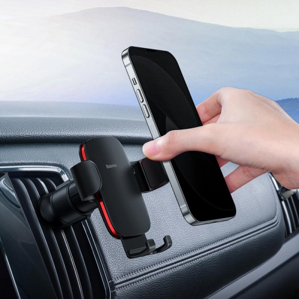 Автодержатель Baseus Metal Age 2 Gravity Car Mount (Air Outlet Version) (SUJS00001)