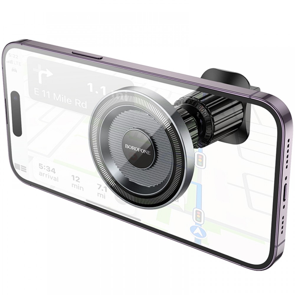 Автодержатель Borofone BH122 Profit ring magnetic (air outlet)