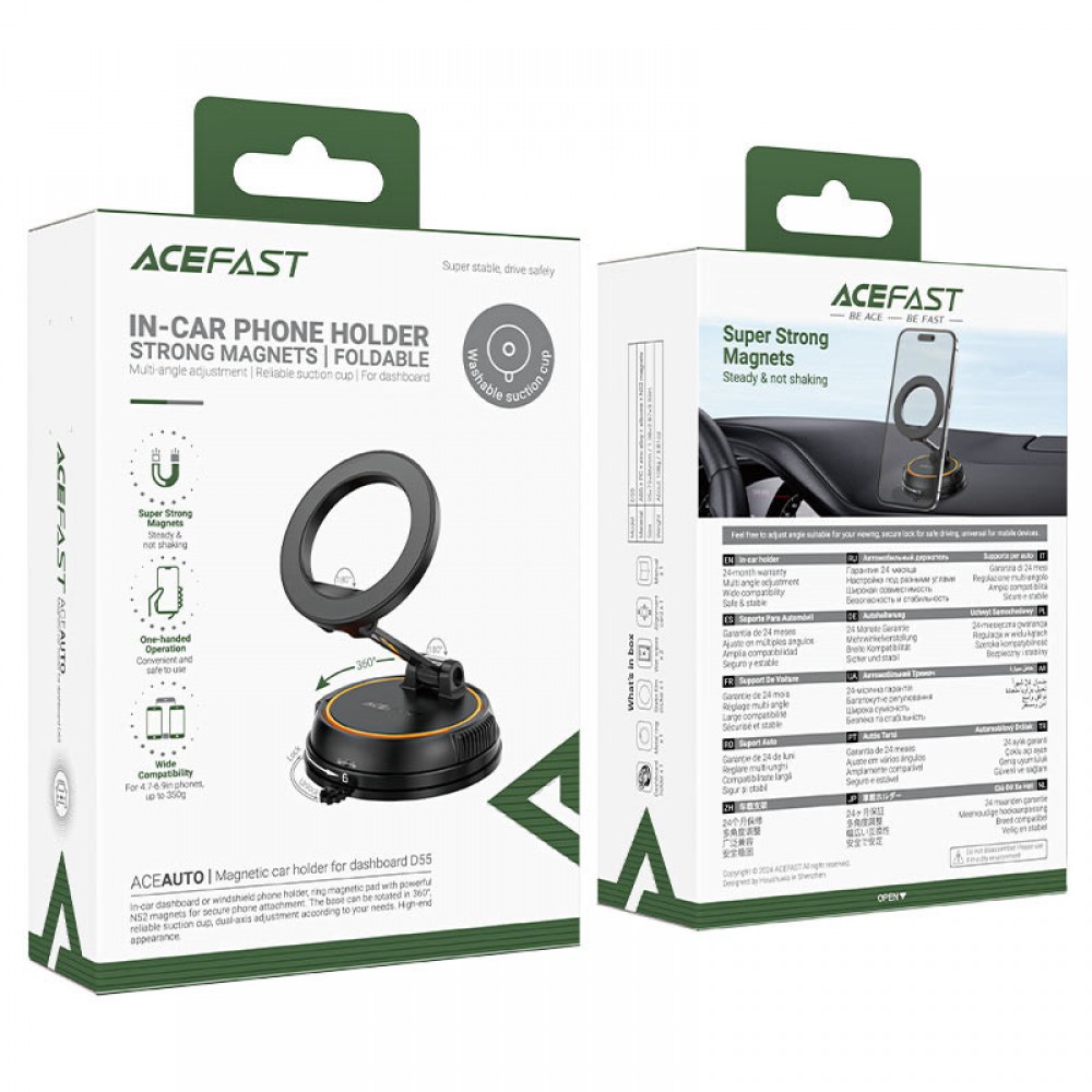 Автодержатель Acefast D55 Magnetic for Dashboard