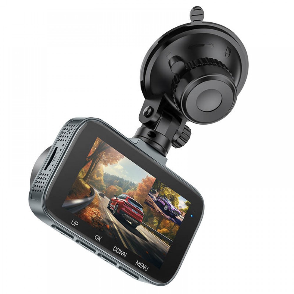 Відеореєстратор Hoco DV6 Driving recorder with 3-inch display (with rear camera)