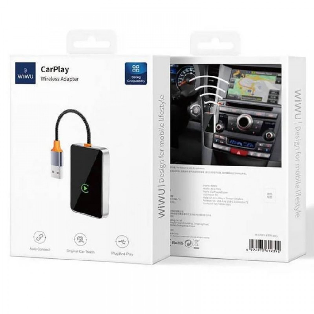 Адаптер WIWU Wi-CP002 car wireless CarPlay iOS