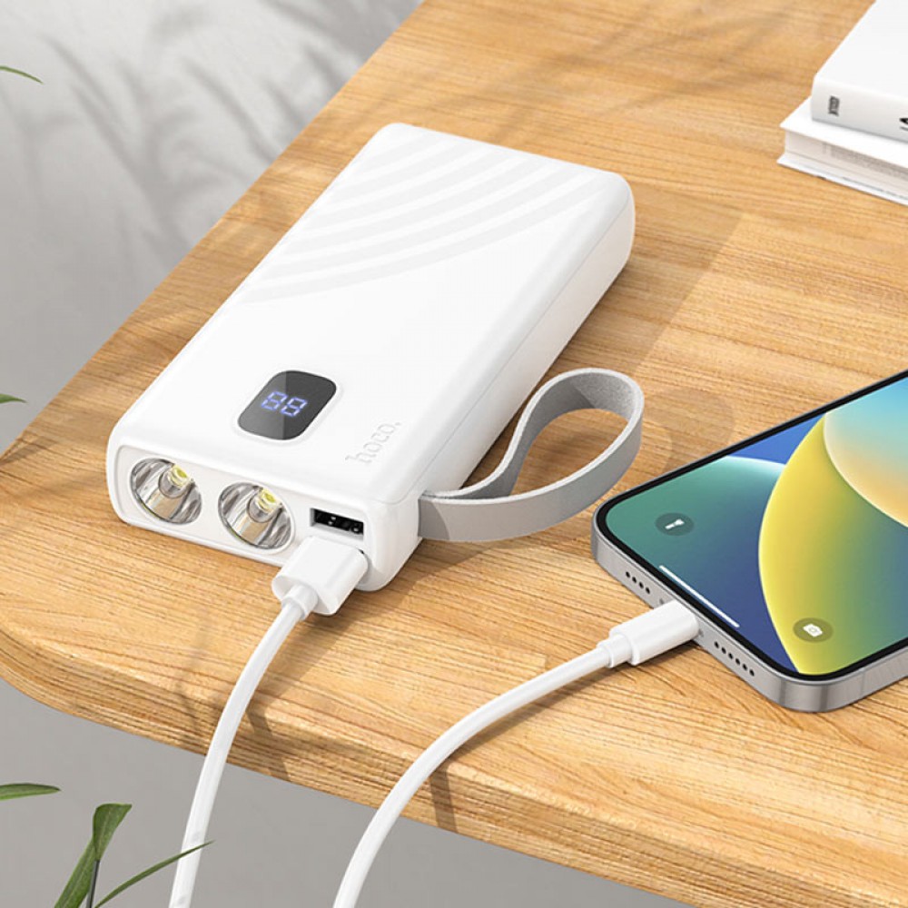 Портативное ЗУ Power Bank Hoco J129A Nature flashlight 20000 mAh Портативное ЗУ Power Bank Hoco J129A Nature flashlight 20000 mAh