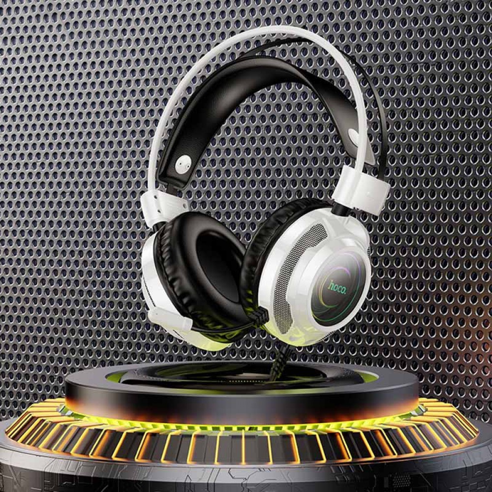 Накладні навушники Hoco W110 Resource (USB+3.5mm/2m)