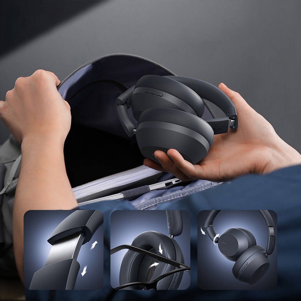 Накладні бездротові навушники Baseus Bass 35 Max (A00070800)