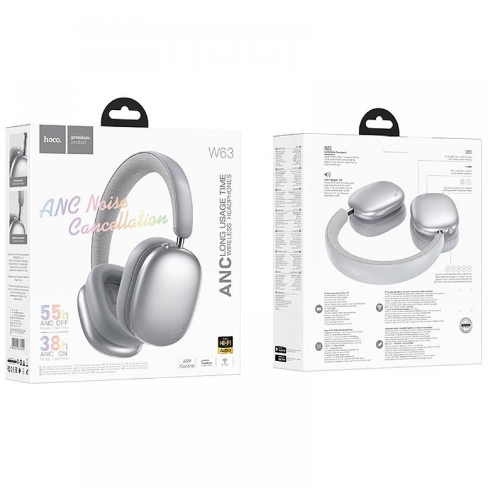 Накладные беспроводные наушники Hoco W63 Triunfo ANC