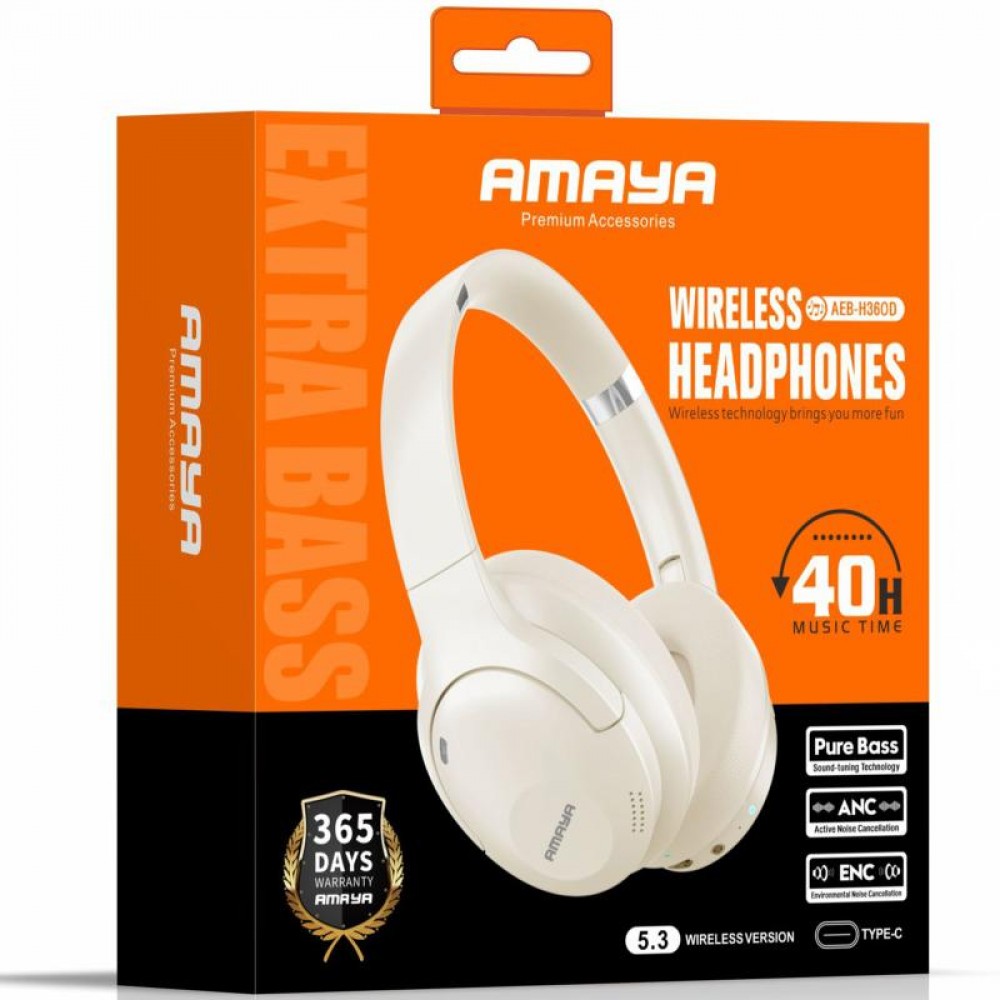 Накладные беспроводные наушники Amaya H360D ANC