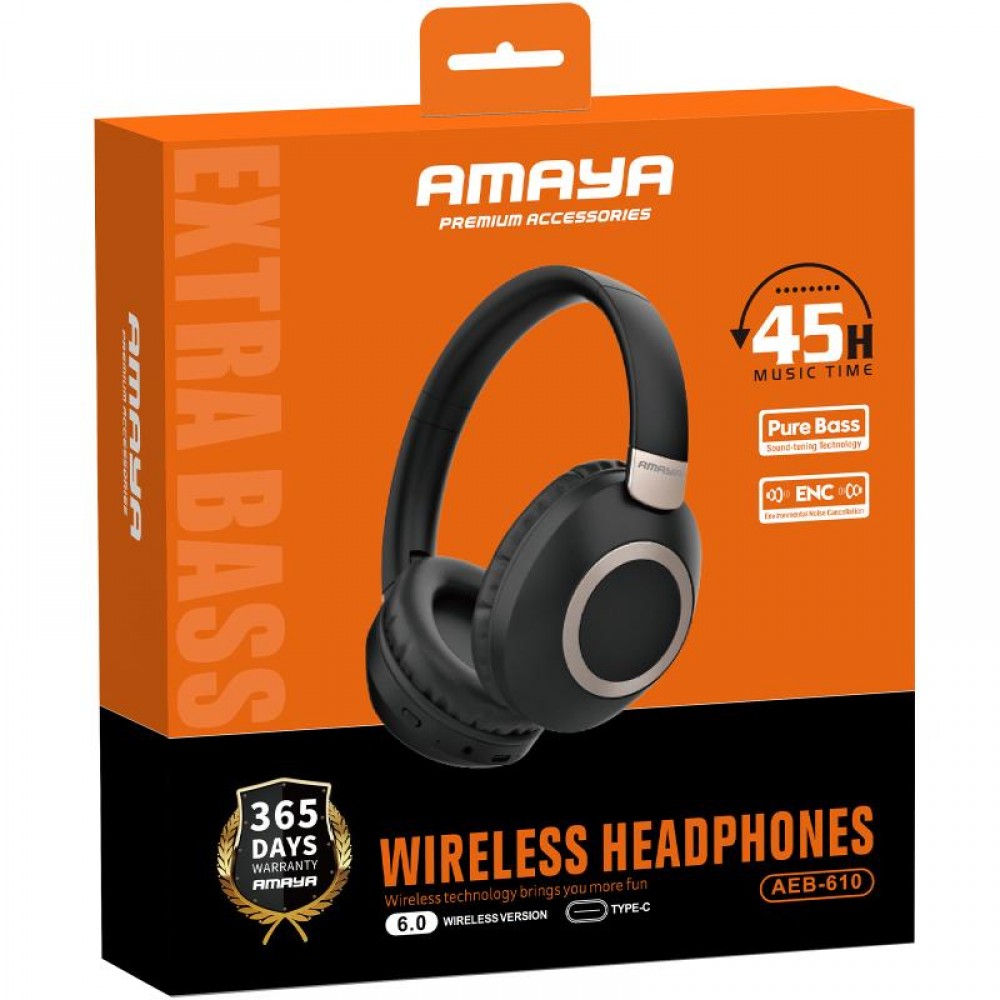 Накладные беспроводные наушники Amaya AEB-610 ENC