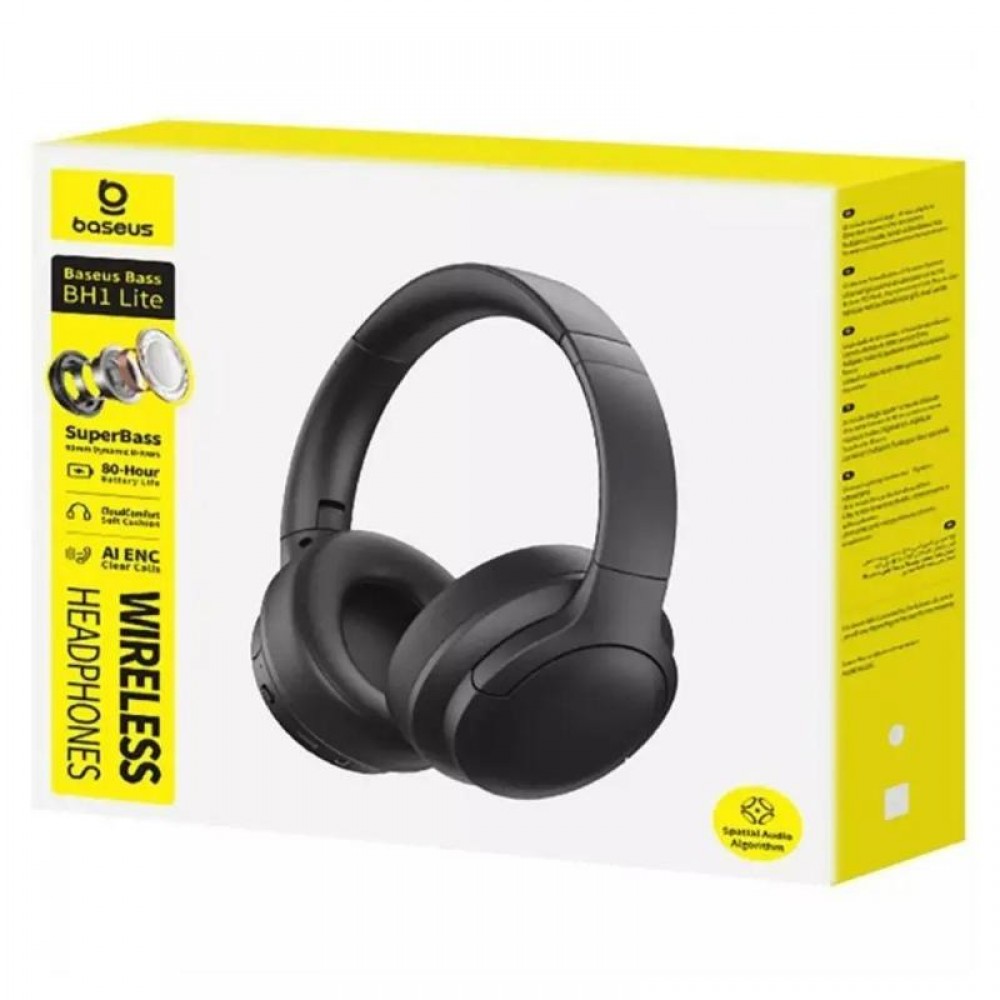 Накладные беспроводные наушники Baseus Bass BH1 Lite AI ENC (A0203C)