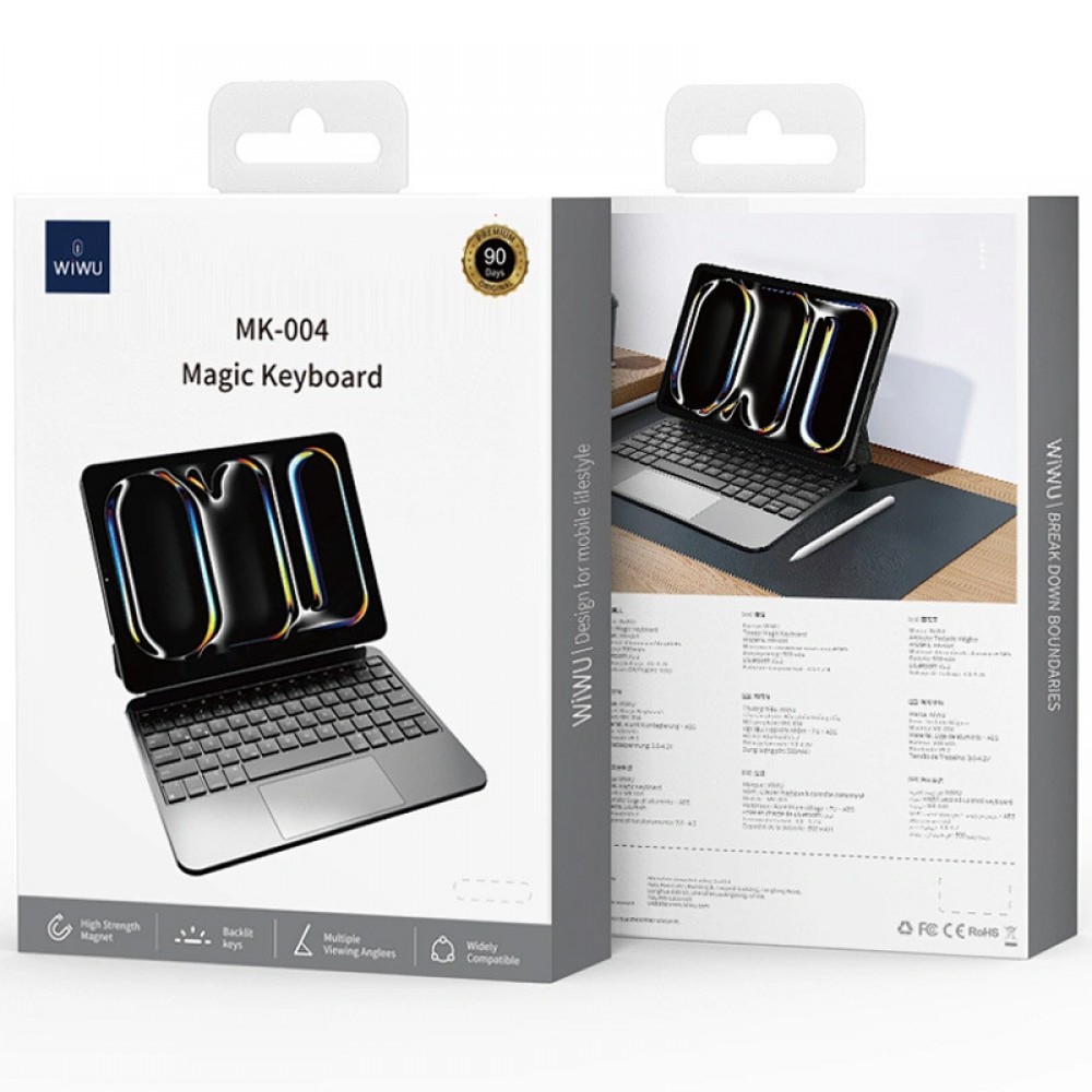 Чохол-клавіатура WIWU MK-004 for iPad Air 10.9'' (2020-2022)/Air 11'' (2024) Чохол-клавіатура WIWU MK-004 for iPad Air 10.9'' (2020-2022)/Air 11'' (2024)