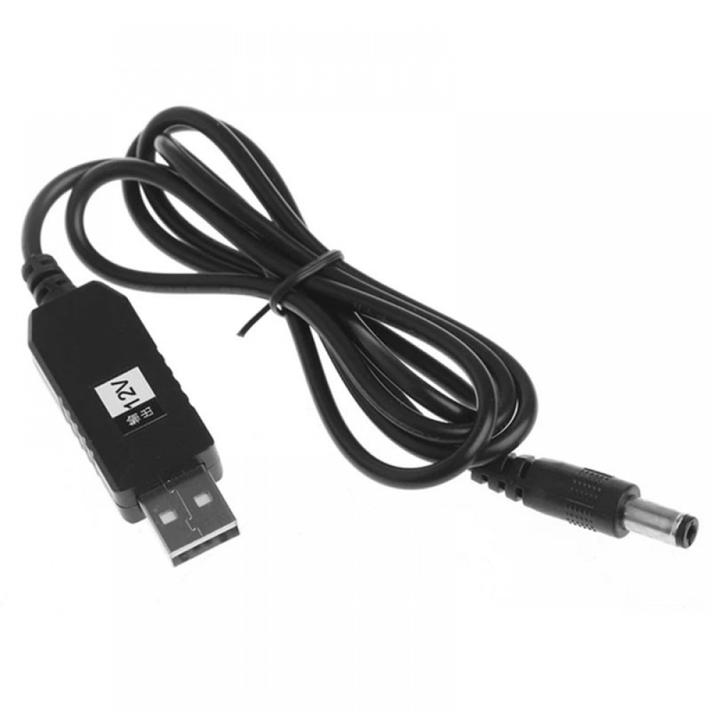 Кабель живлення для роутера/модема USB-DC 12V GEN 2 (з перетворювачем)