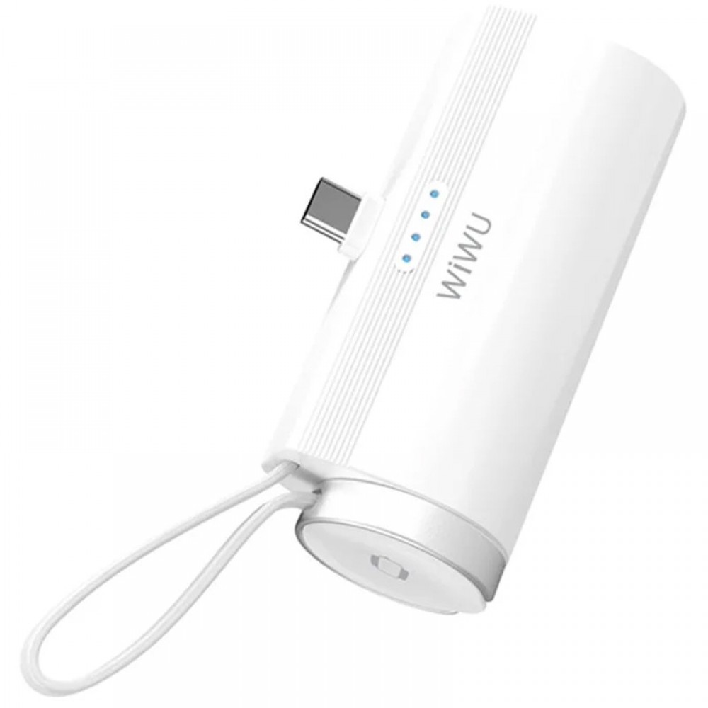 Портативний ЗП Power Bank WIWU W026 2 in 1 Type-C з БЗП For Apple Watch 15W 5000 mAh