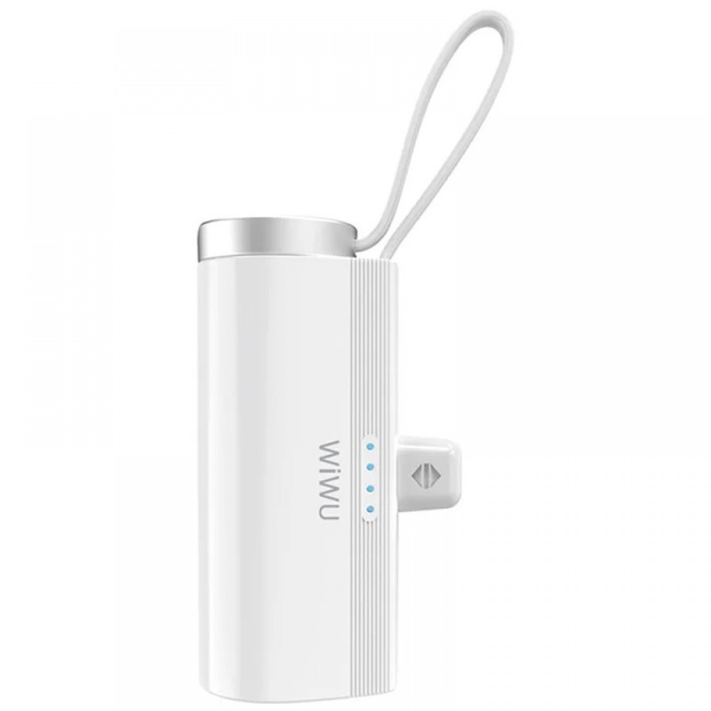 Портативний ЗП Power Bank WIWU W026 2 in 1 Type-C з БЗП For Apple Watch 15W 5000 mAh