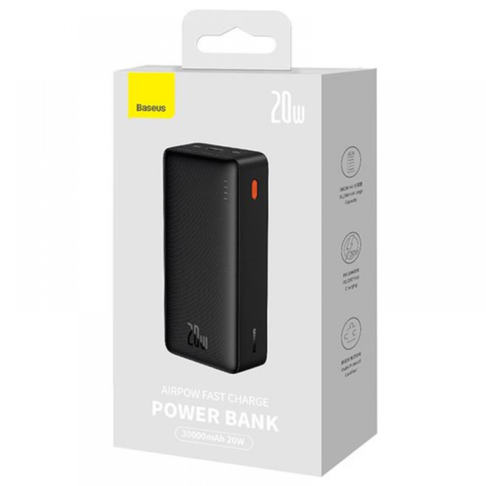 Портативний ЗП Baseus Airpow 20W 30000mAh (PPQD09010) Портативний ЗП Baseus Airpow 20W 30000mAh (PPQD09010)